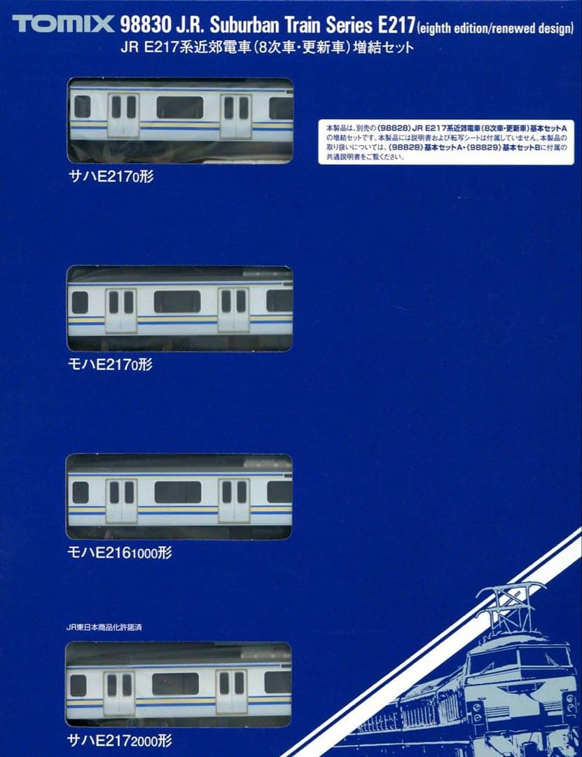 TOMIX E217系 8次車 更新車 基本A+増結11両【新品,未使用品】