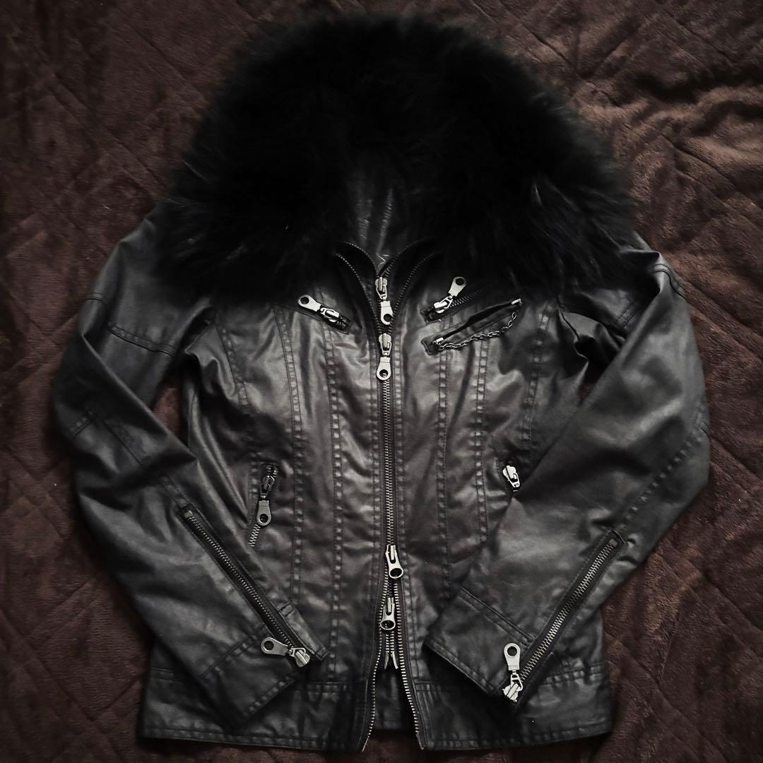 00s archive JACK ROSE leather jacket y2k