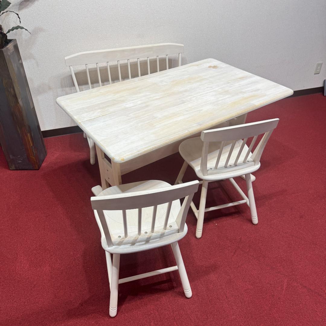 東京23区送料無料　超美品ダイニングテーブル4点セット