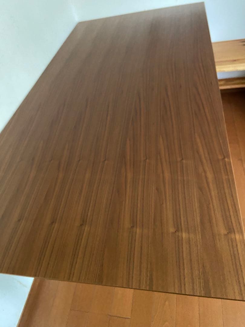 ブラウン木製ダイニングテーブル　引き取り限定