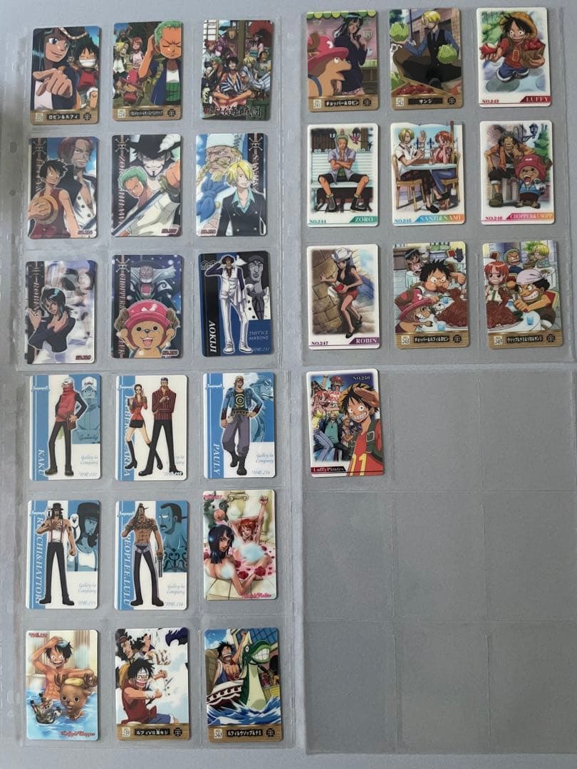 コンプ ワンピース 海賊王グミカードNo.1〜325 懸賞当選品カードとアルバム