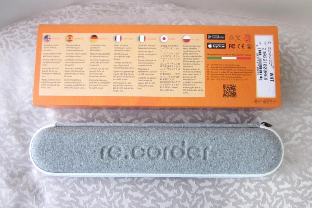 Artinoise re.corder lunaticaホワイト 専用ケース付き