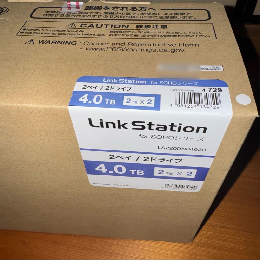 外付けハードディスク・ドライブ BUFFALO LinkStation LS220D 4.0TB