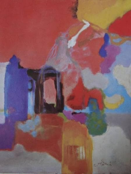 三宅悦隆、【びんのある静物】、希少な額装用画集より、新品額装付