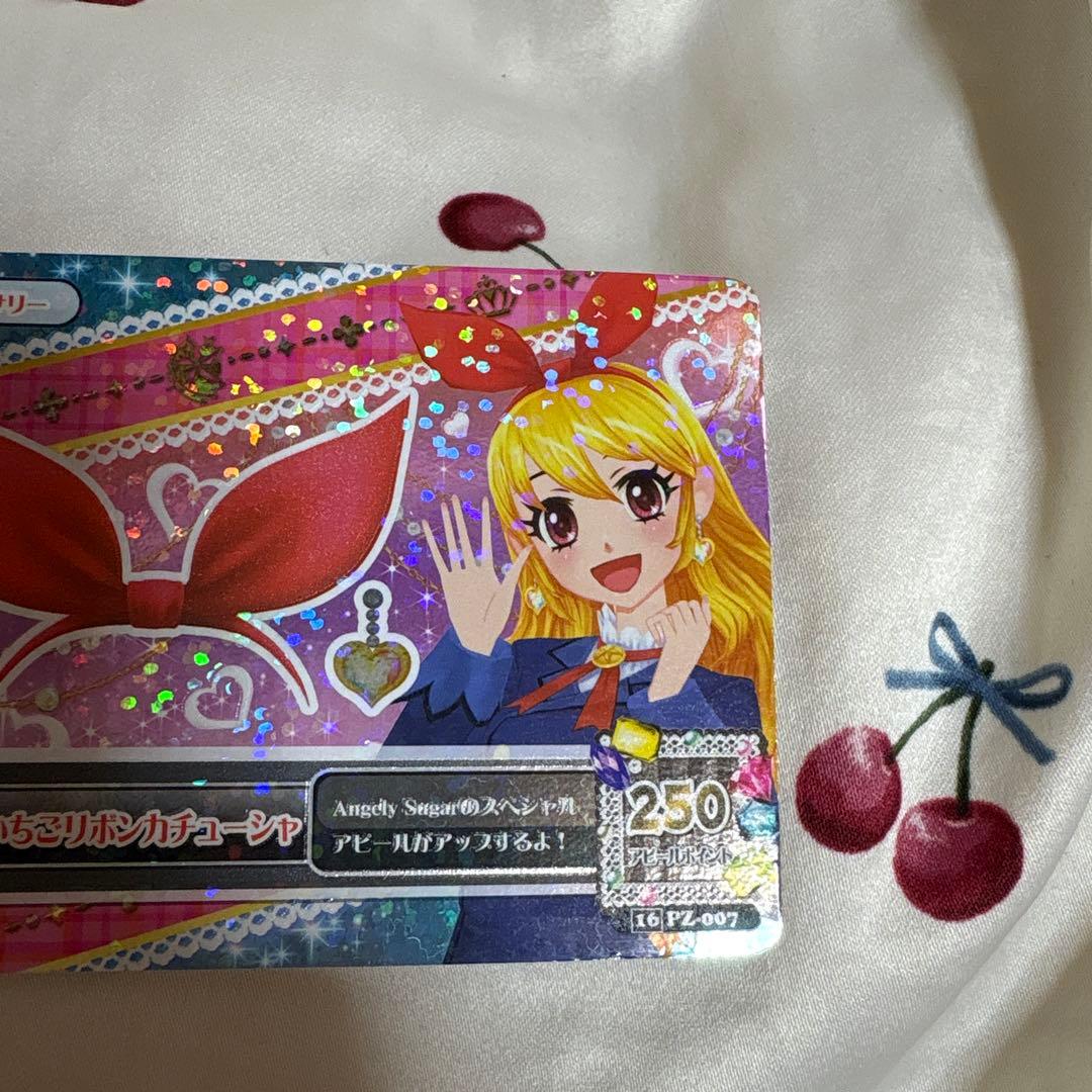 アイカツ 星宮いちごリボンカチューシャ 大空あかりピンクリボン 2点