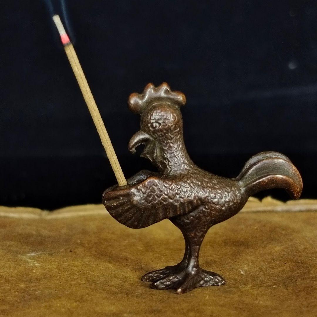 銅 細工 十二支香挿し 希少品 収集品 工芸品 置物