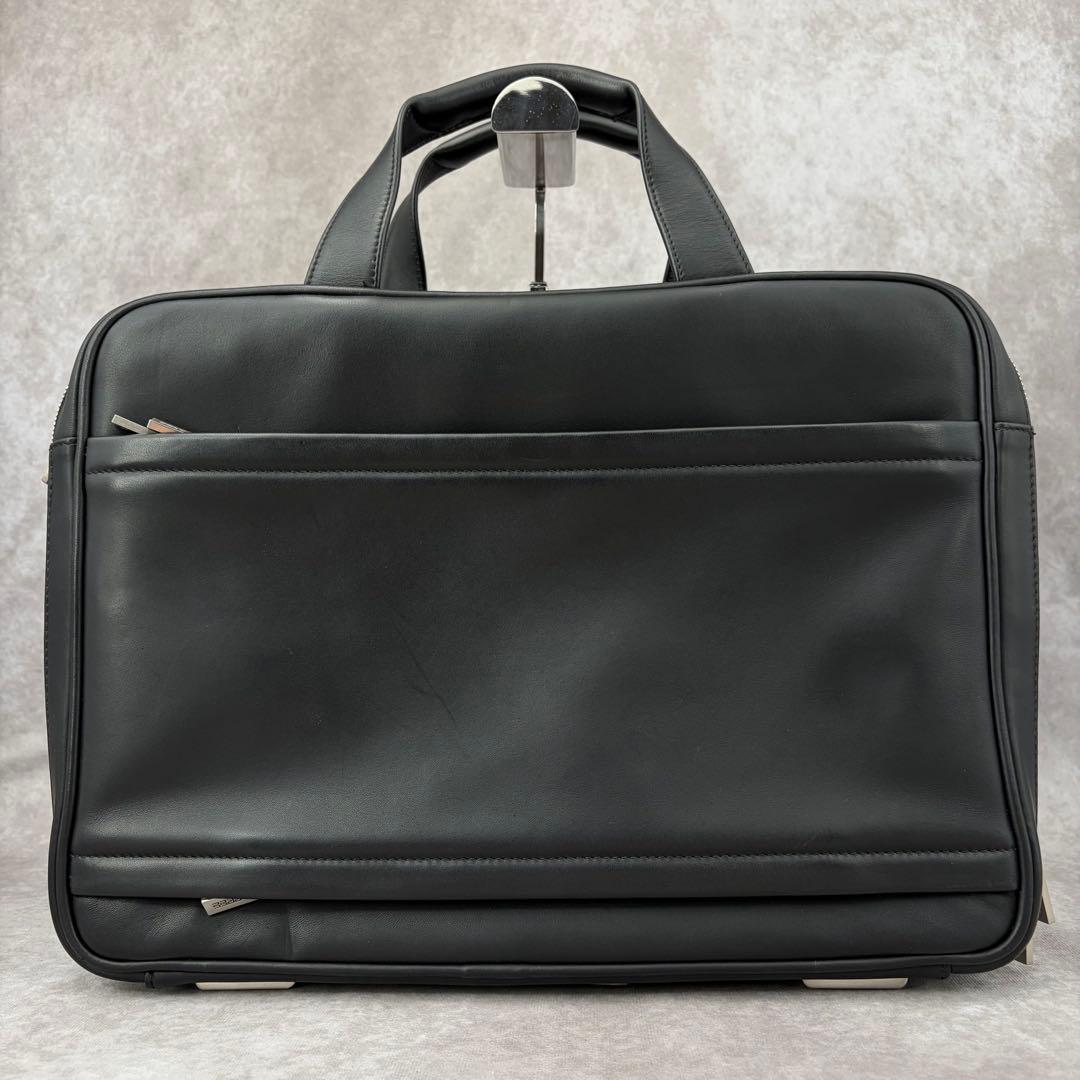【美品】ブリー 2way ブリーフケース ビジネスバッグ 本革 書類鞄 ブラック