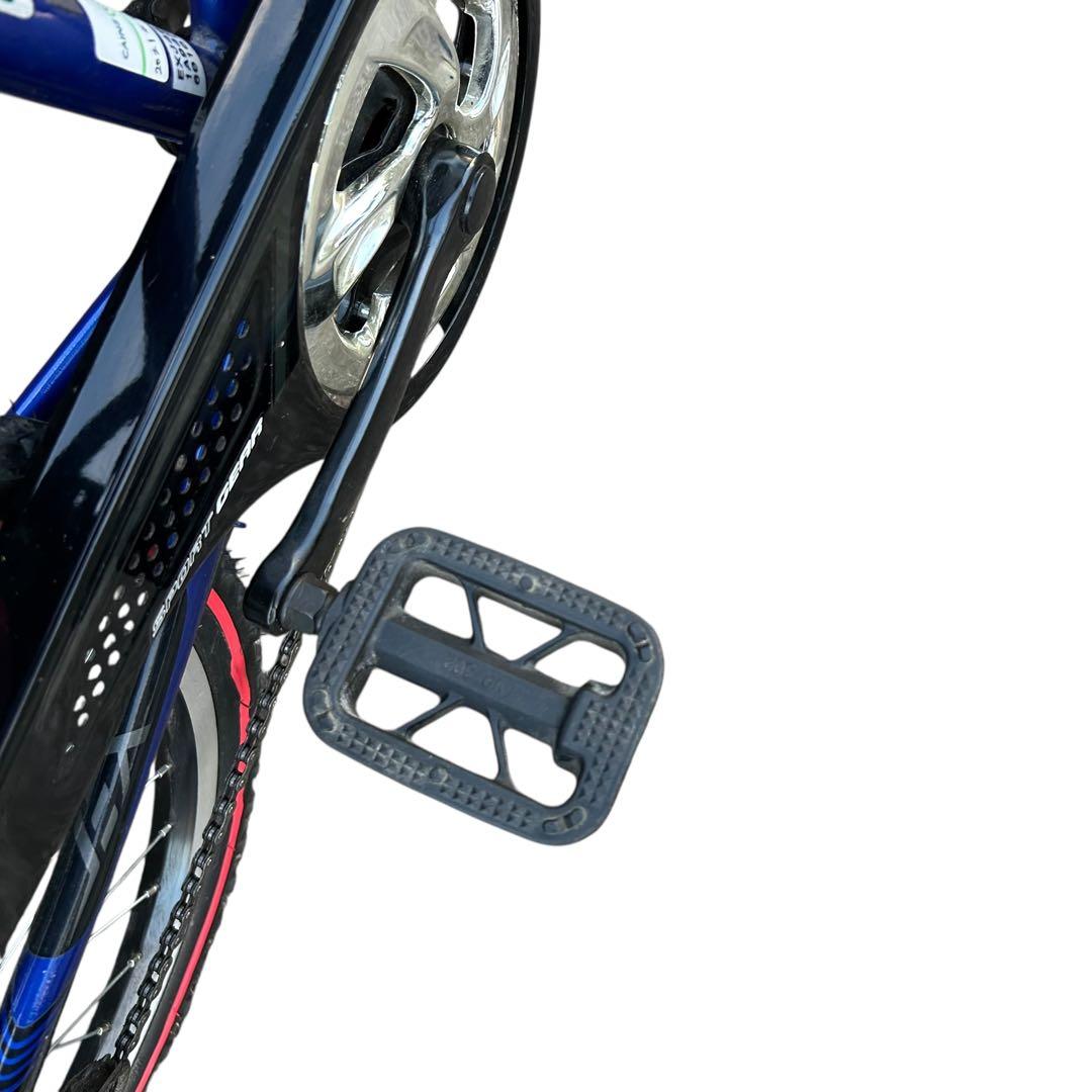 ブリヂストン 子供用自転車 青 前カゴ付　24インチ