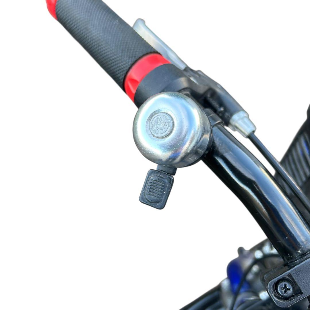 ブリヂストン 子供用自転車 青 前カゴ付　24インチ