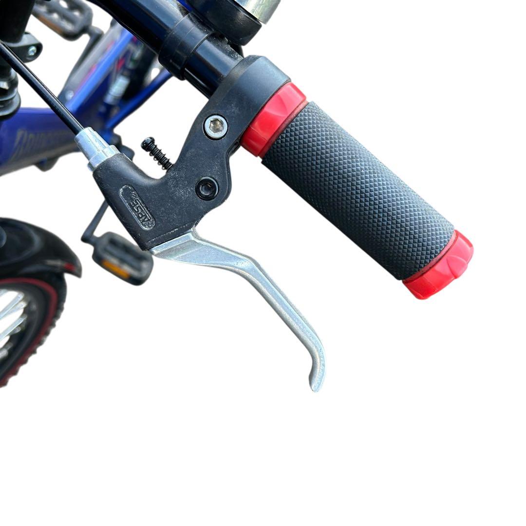 ブリヂストン 子供用自転車 青 前カゴ付　24インチ