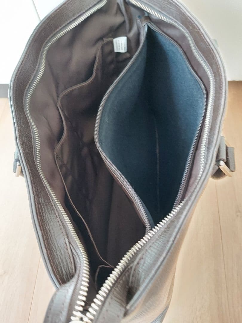 PORTER　ダークブラウン　 レザー ビジネスバッグ
