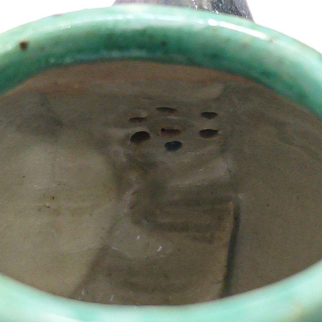 Y2524 桑名 萬古焼 清香堂造 加賀月華 萬古交趾写 水滴 ma ten - メルカリ