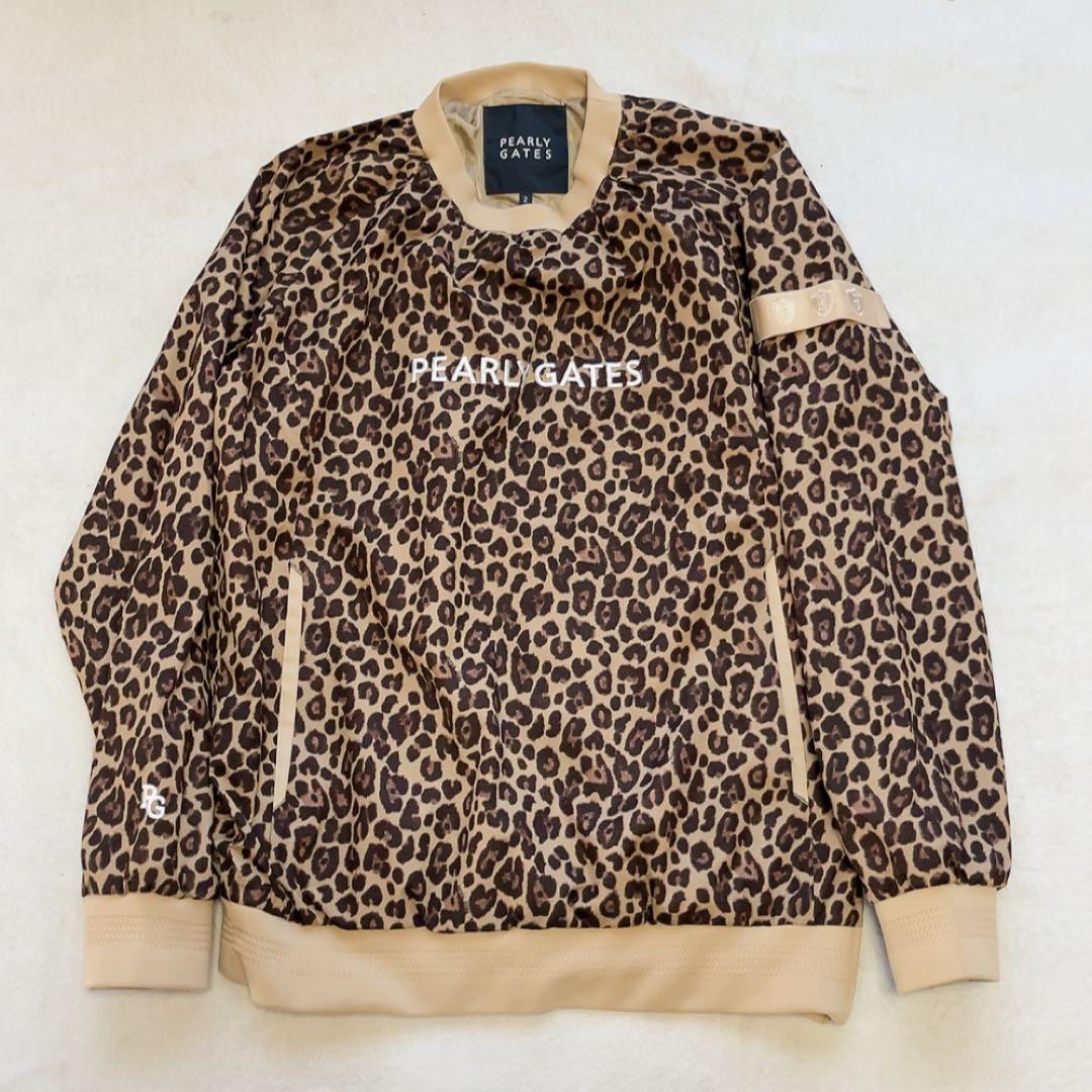 極美品　近年　パーリーゲイツ　蓄熱裏地　スニード　ヒョウ　レオパード　L 2