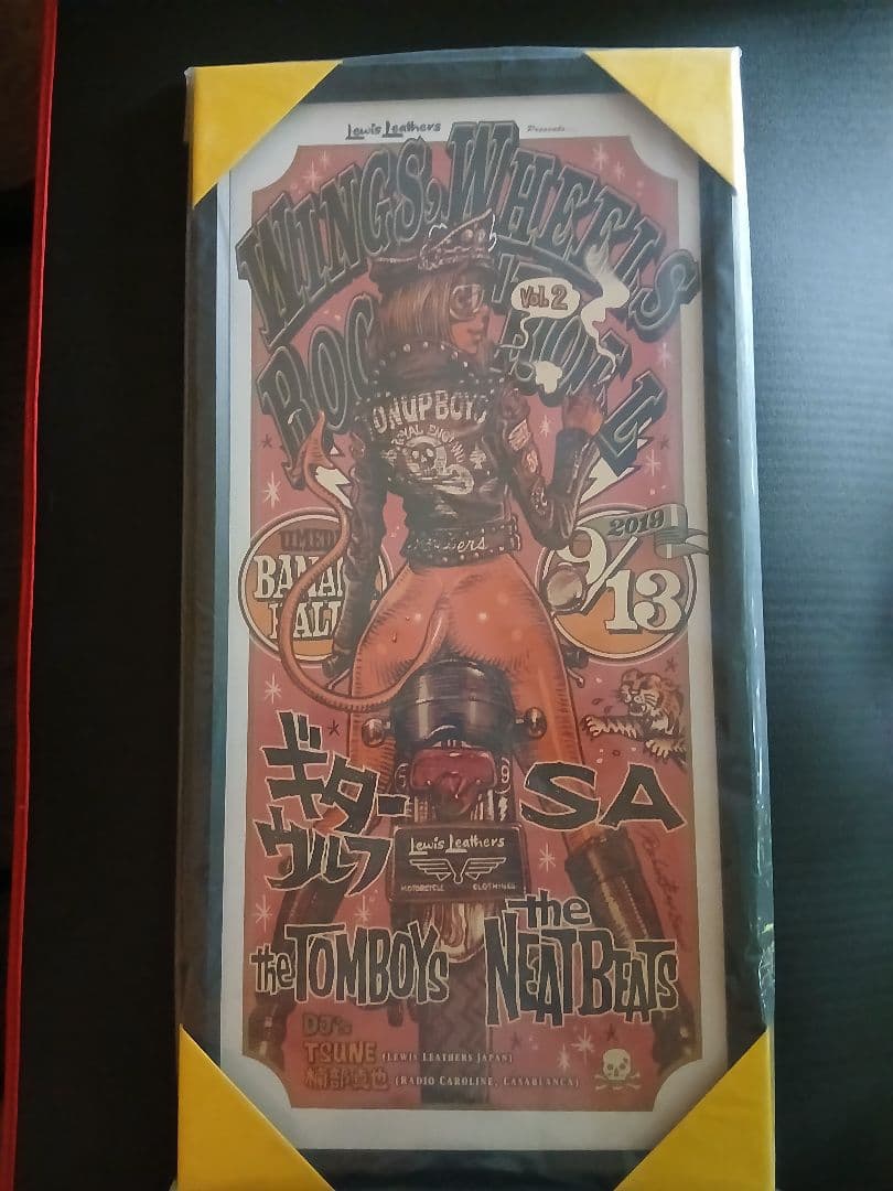 WWRR vol.2正規限定 フレーム付きポスター未開封　ロッキンジェリービーン Rockin'Jelly Bean ロッキンジェリービーン（ポスター,キャンバス