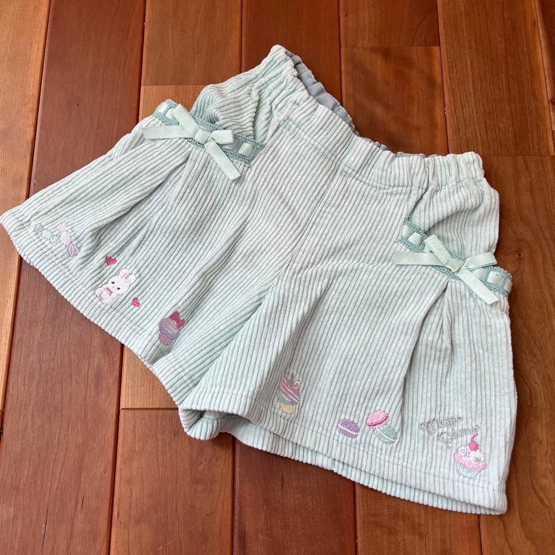 メゾピアノ うさぎ トレーナー キュロット ニット 110 120 5点