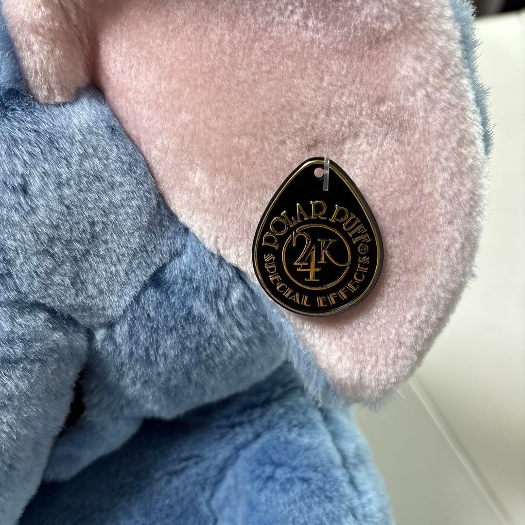 ブルーエレファント パペット ぬいぐるみ 24K プレイトーキン レア