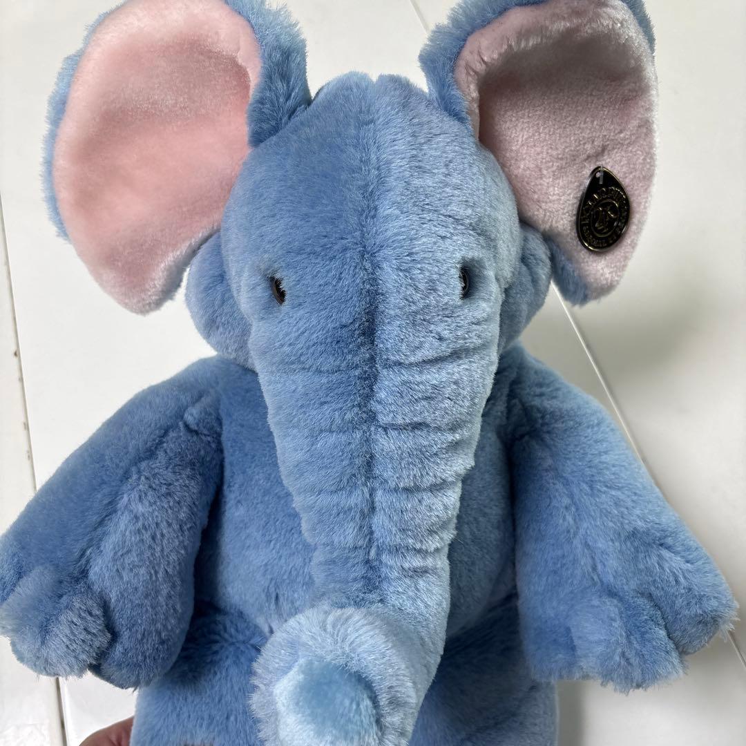 ブルーエレファント パペット ぬいぐるみ 24K プレイトーキン レア