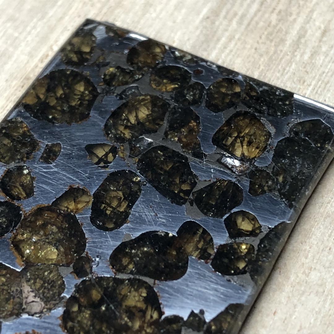 S*A様 パラサイト隕石 隕石 石鉄隕石 セリコ隕石 美品 重さ約7g