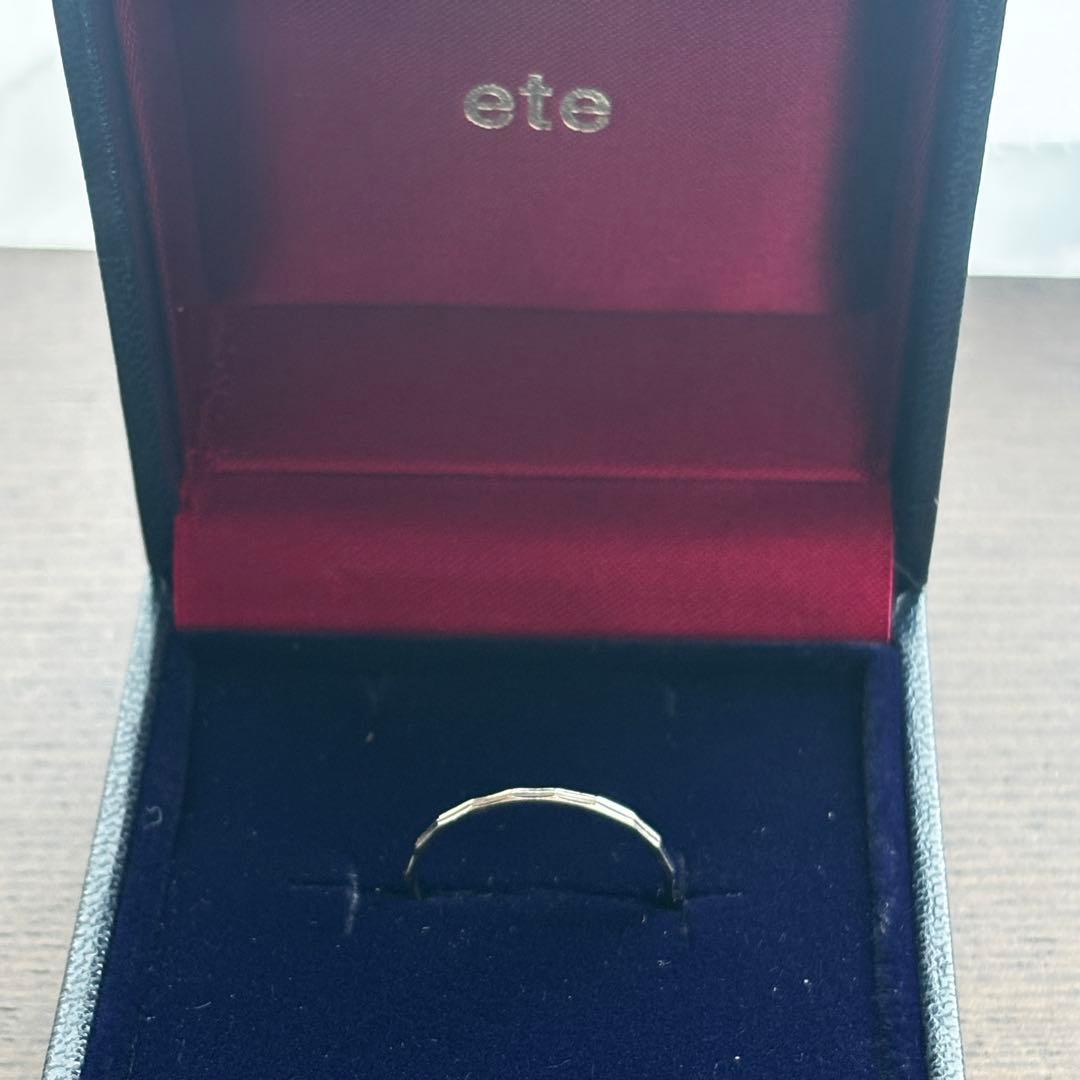 ete K10 シルバーカットリング 16号