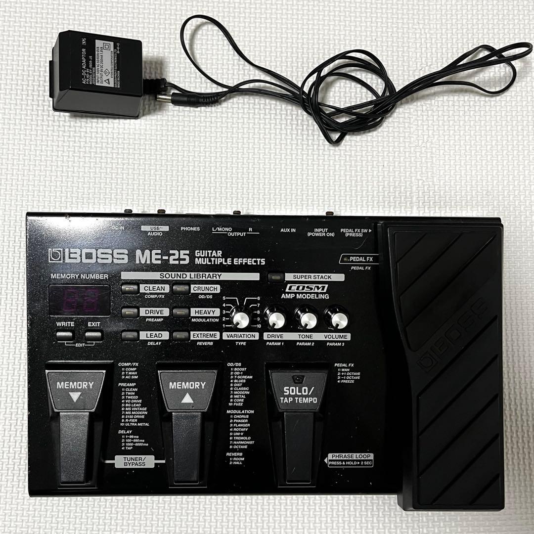 BOSS ME-25 エレキギター用マルチエフェクター ACアダプター付き