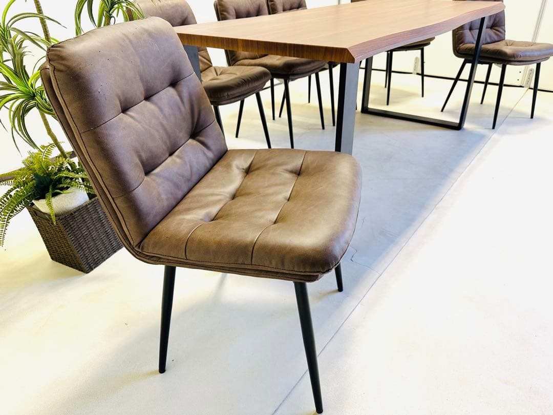 タンスのゲン ダイニングセット 7点セット 6人掛け 幅180cm