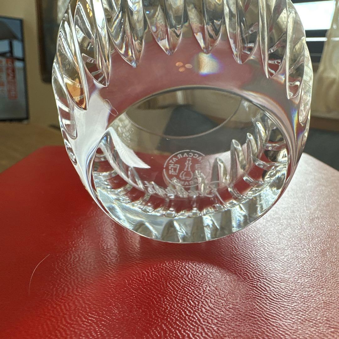 薩摩切子 阪本光男作 オンザロックグラス 未使用品 薩摩切子 ロック