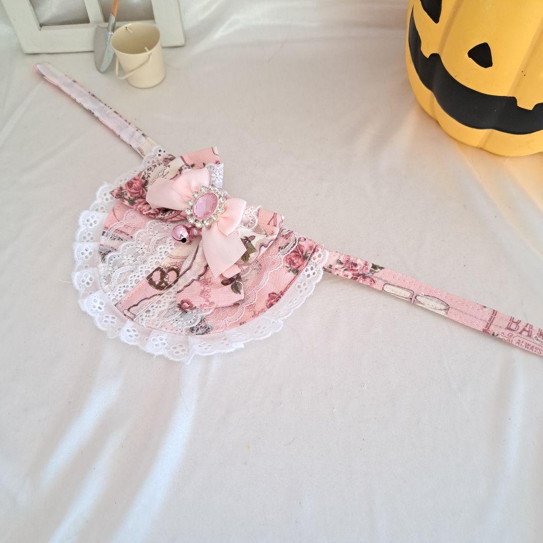 短毛シュシュ、ハロウィン限定、スイートロリータ(ブルー)わんちゃん猫