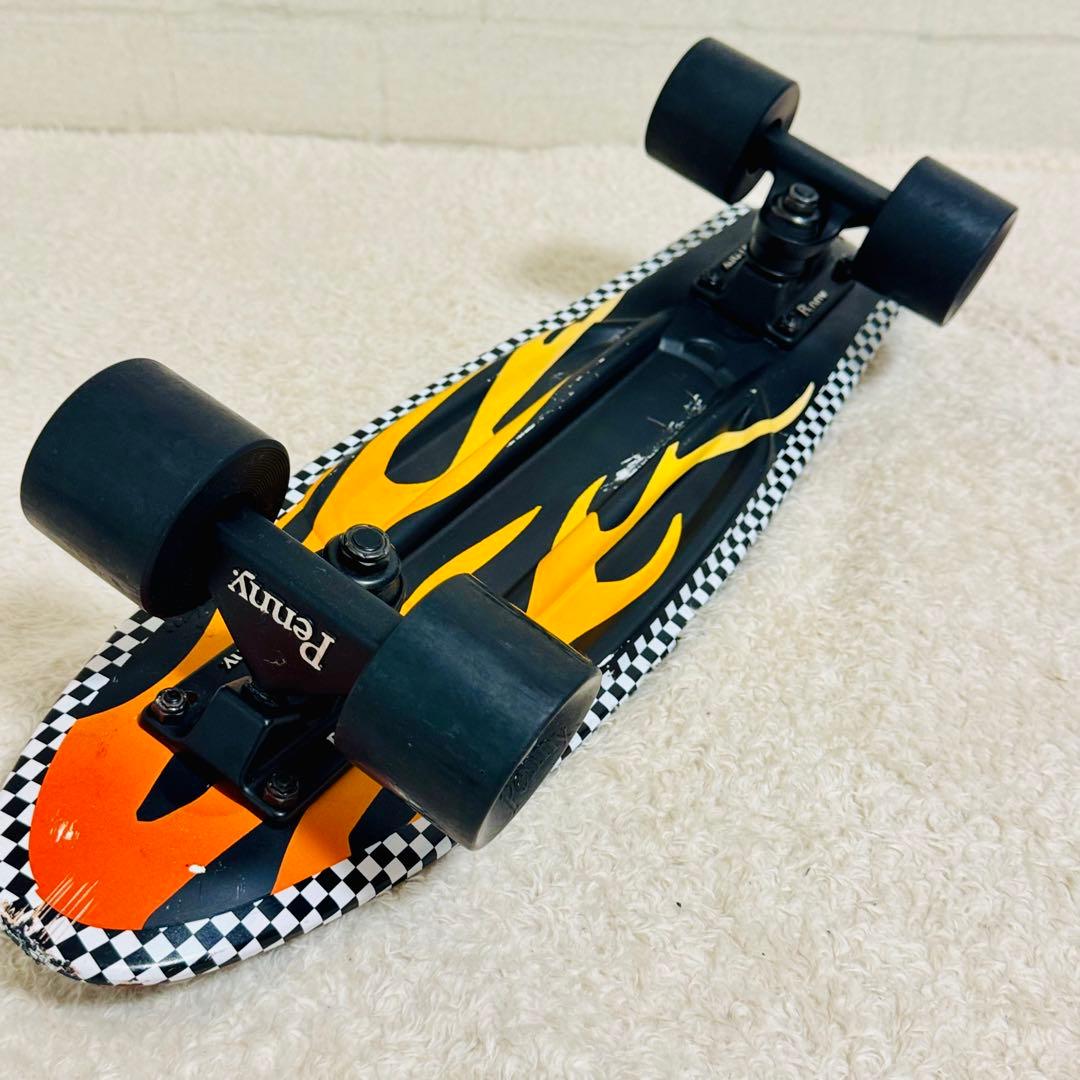 美品✨ミニクルーザー Penny 22インチ ブラックフレイム 正規品