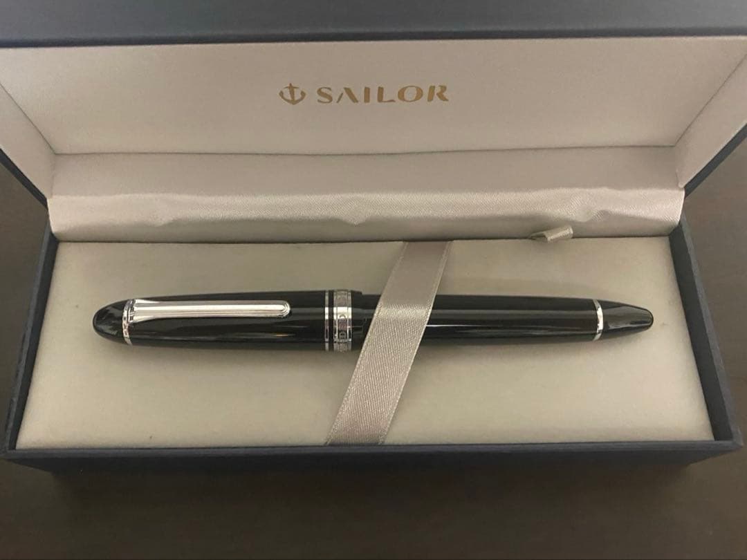 プロフィット21 銀　M中字　セーラー万年筆 新品)SAILOR セーラー 万年筆 プロフィット21 銀 ブラック（商品ID