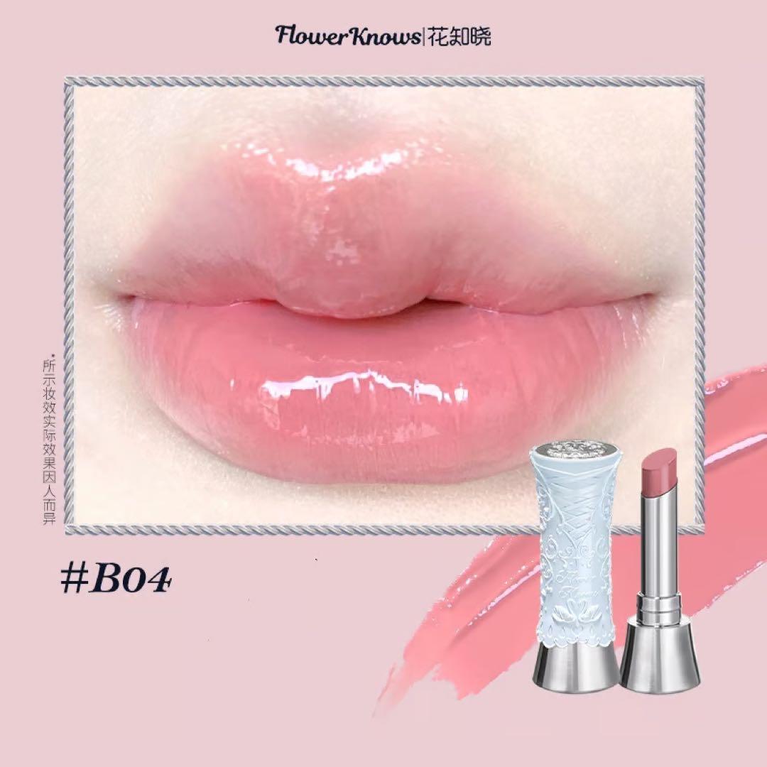 【新品7点セット】フラワーノーズ　スワンバレエ　手鏡＆チーク＆メイクブラシ＆口紅