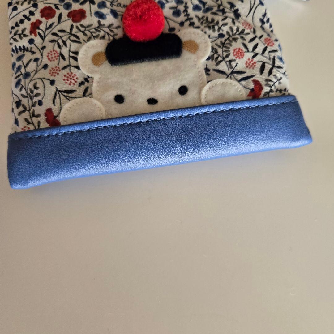 新品未使用　 ファミリア　ミニバッグチャーム リバティ素材