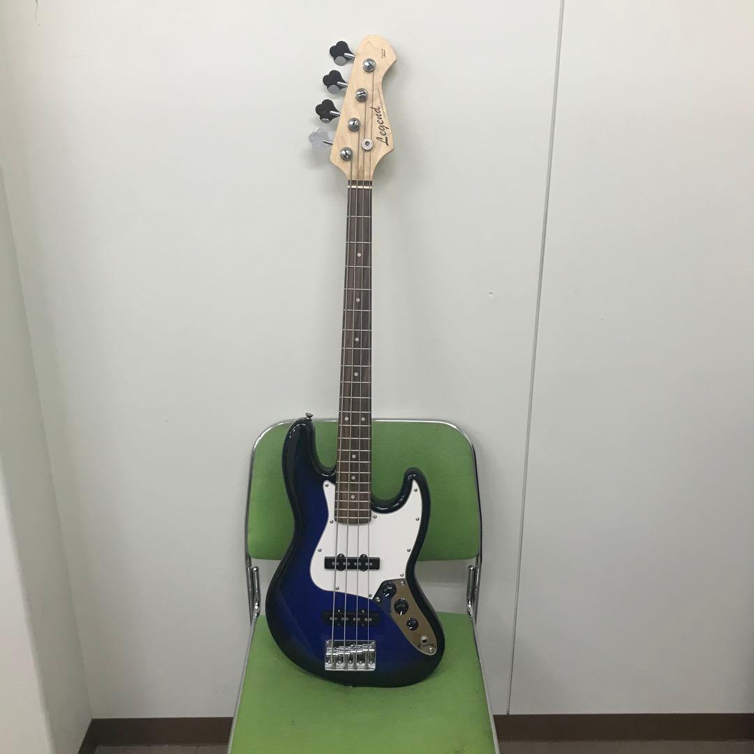 Legend 4弦エレキベース 青/黒 - メルカリ