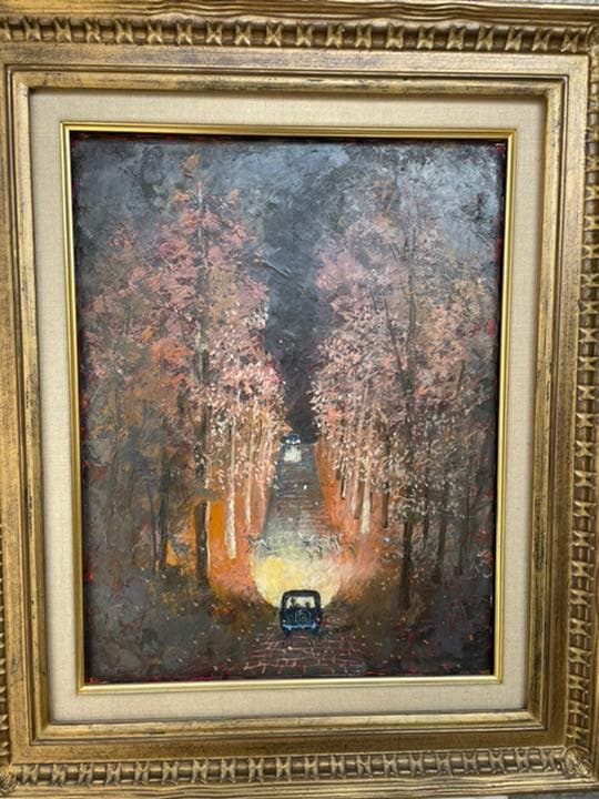 絵画、油絵、額縁