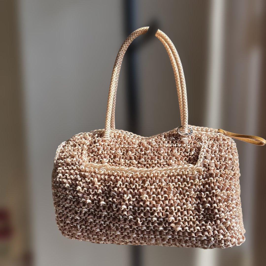 アンテプリマ　レア　ミニボストン❗️ファスナー付き　マチあり　円柱型