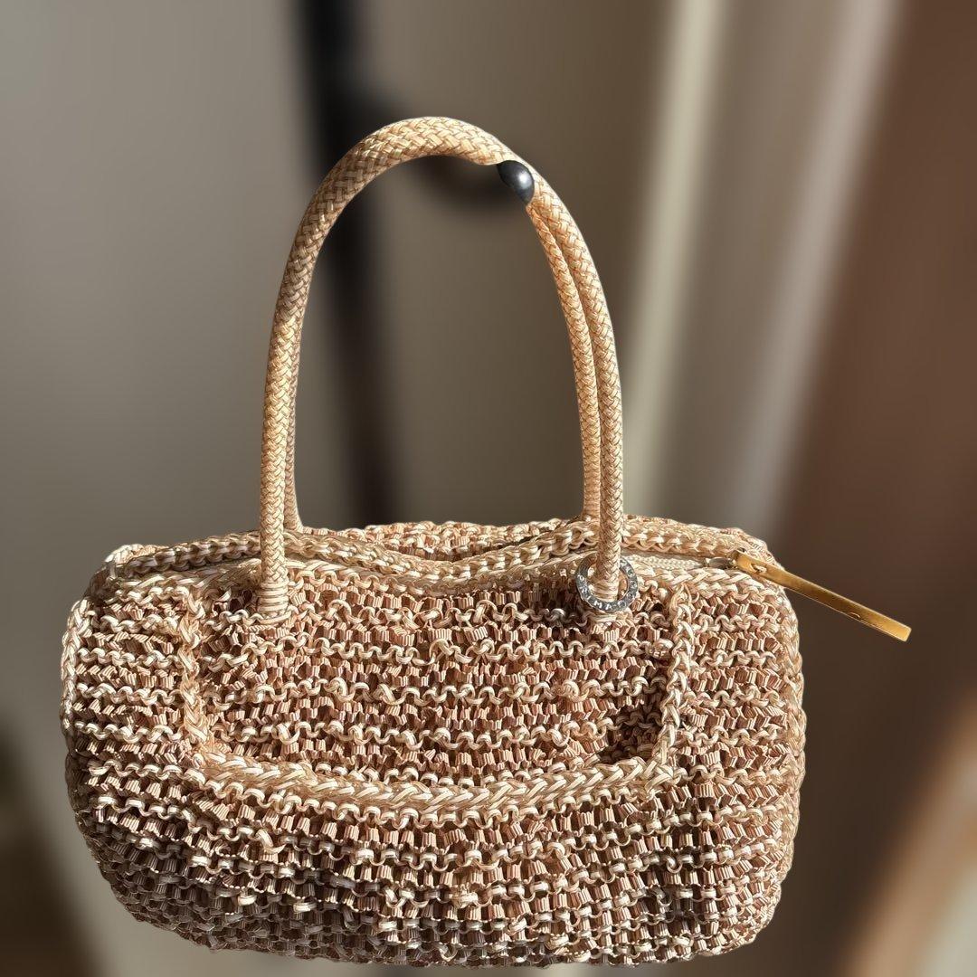 アンテプリマ　レア　ミニボストン❗️ファスナー付き　マチあり　円柱型