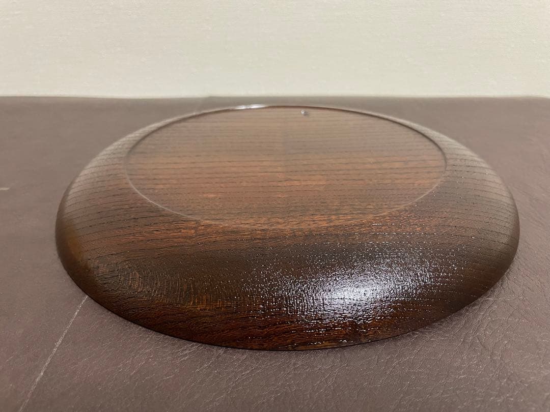 川北良造　神代欅　干菓子盆　共箱　栞　人間国宝　茶道具　漆器