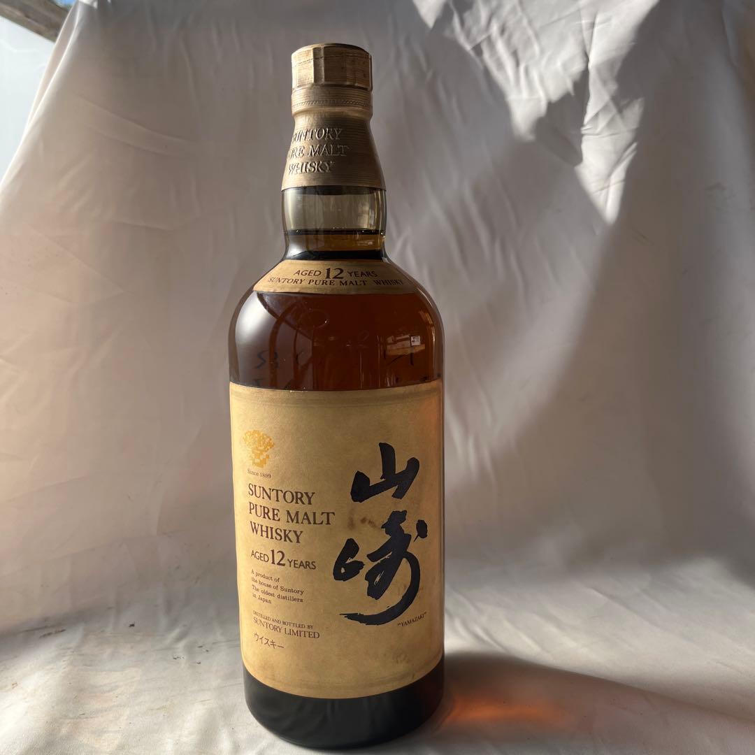 最終値下げSUNTORY 山崎 12年 750mlオールドボトル　 響マーク 希少】ヴィンテージ山崎12年 響マーク 1994年～1996年頃｜2022年09月30