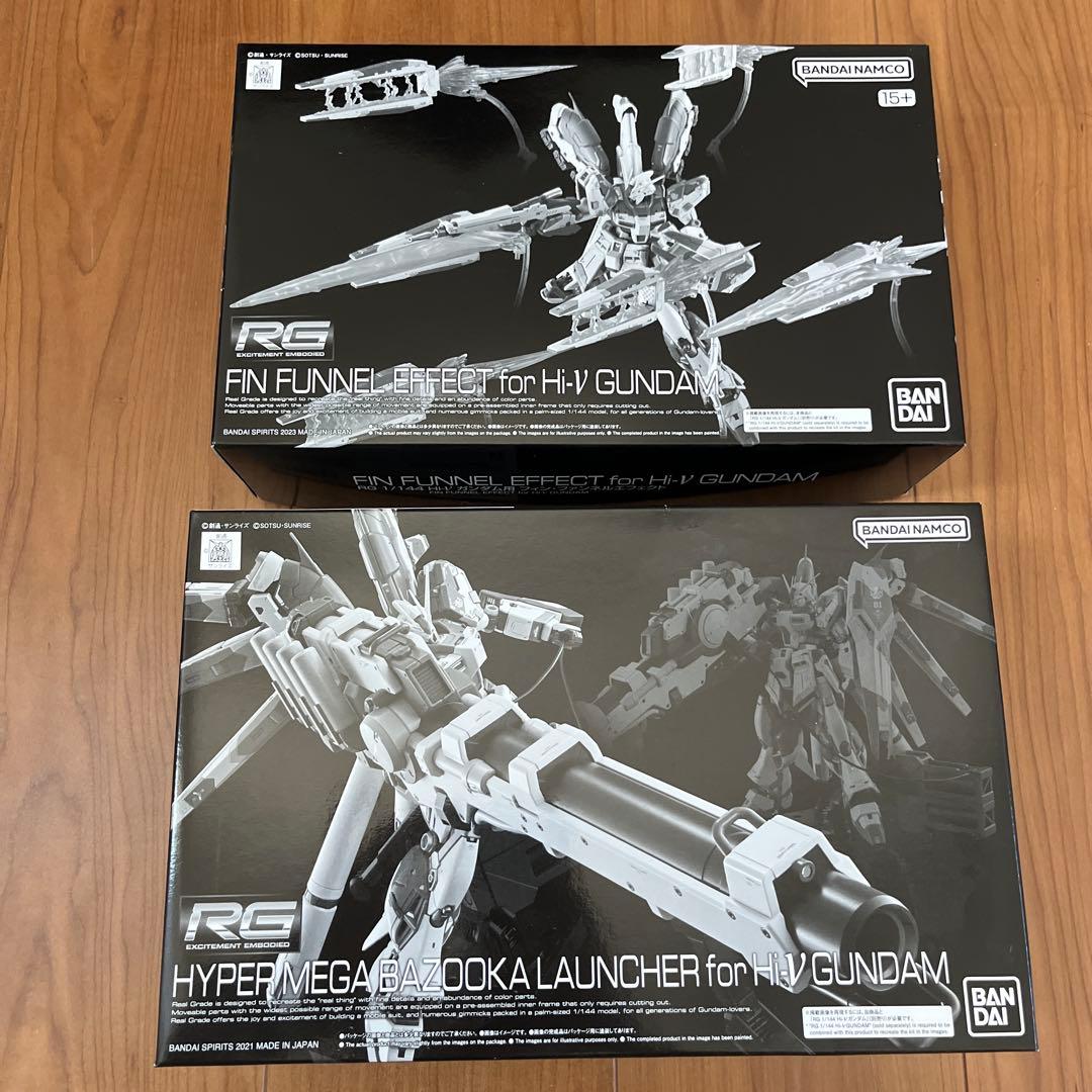 RG Hi-νガンダム チタニウム + エフェクト バズーカ Hi-νガンダム