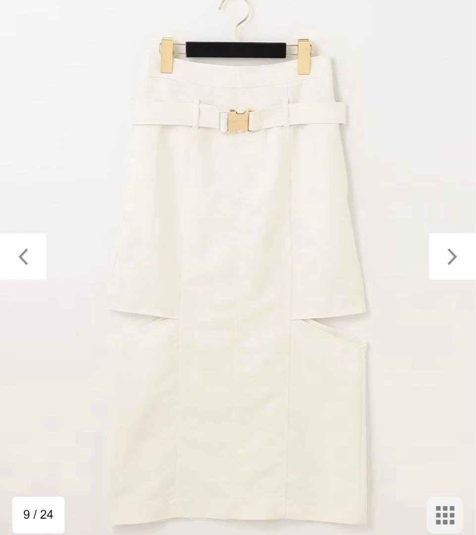 グレースクラス　カットアウトタイトスカート