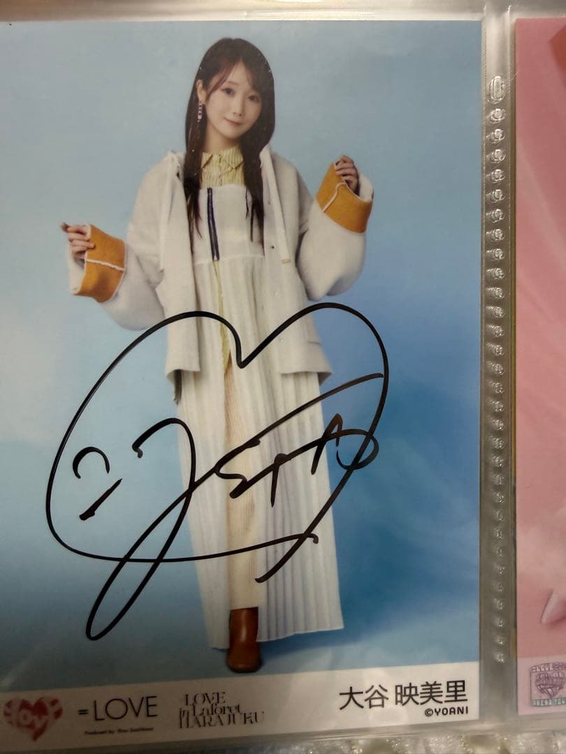 イコラブ ＝LOVE 生写真 大谷映美里 直筆 ラフォーレ原宿 ヒキ - メルカリ