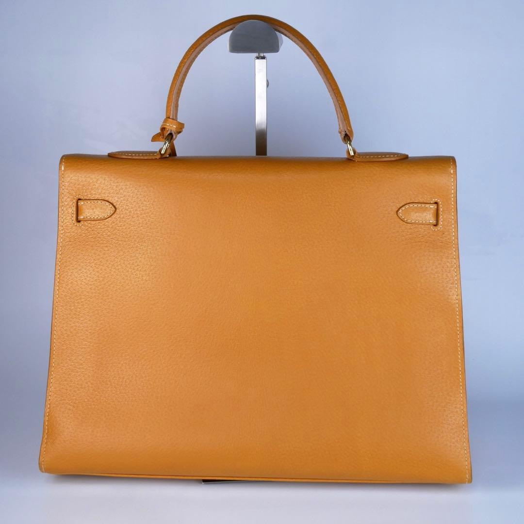 希少美品　Cellerini チェレリーニ　2Wayバッグ　キャメル　ゴールド