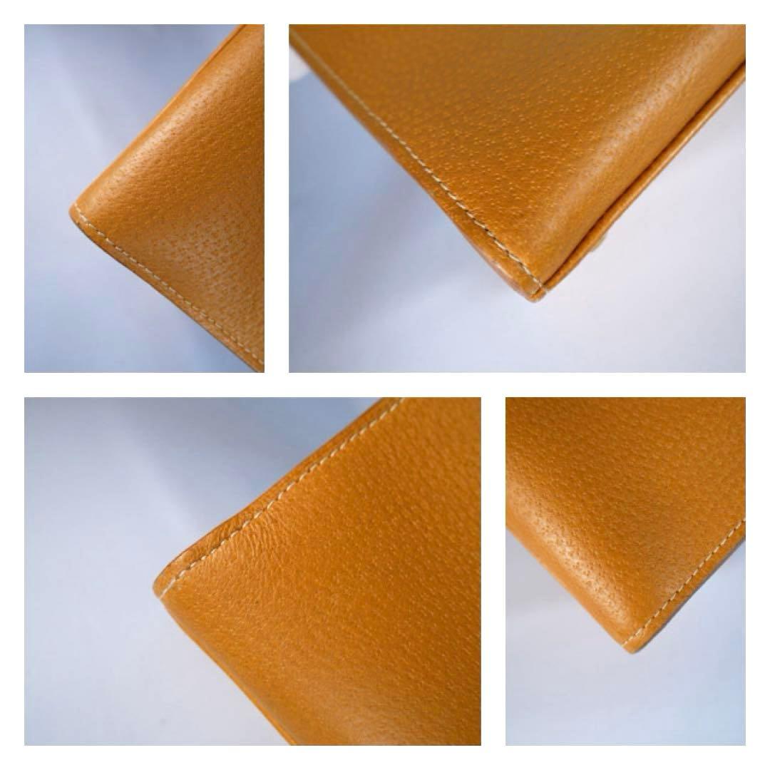 希少美品　Cellerini チェレリーニ　2Wayバッグ　キャメル　ゴールド