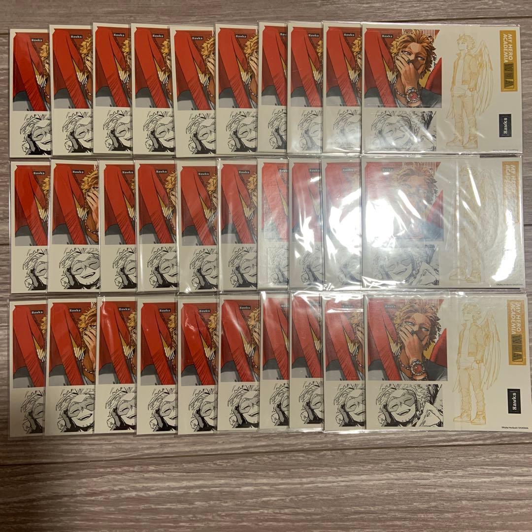 ヒロアカ展　フォトカード＆ステッカー　ホークス