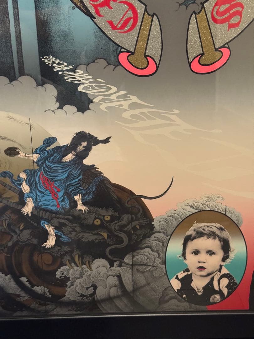 超希少 世界限定100枚 クロムハーツ シルクスクリーン 横尾忠則 サイン入り