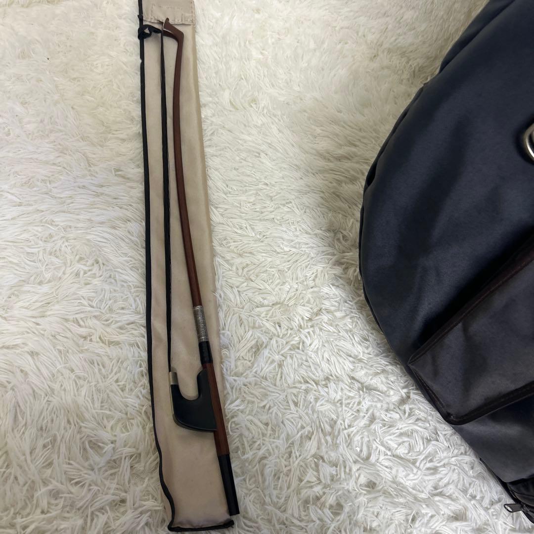 送料込み　SUZUKI　スズキ　コントラバス　No92　4/4　ケース付き