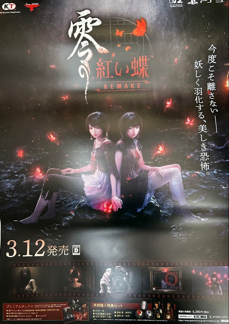 零 紅い蝶 B2サイズのポスター DVD 型抜きポップ - メルカリ