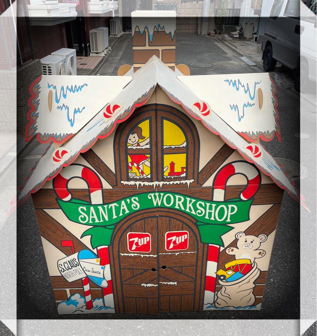 珍品！アメリカ買付け1980's Vintage 7up SANTA WORKS