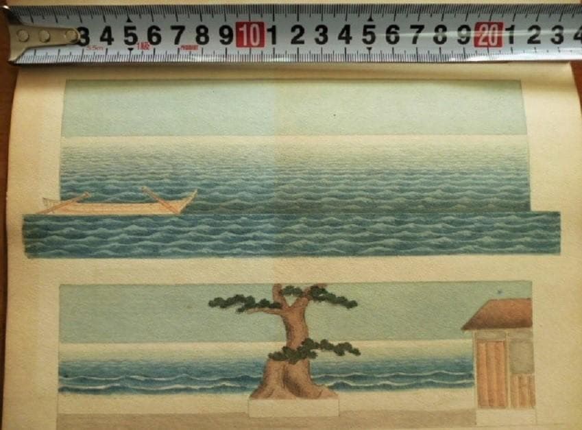 戦前 小貫春陽 道具帳 舞台装置 大道具 歌舞伎背景画家 舞台美術家 勝川