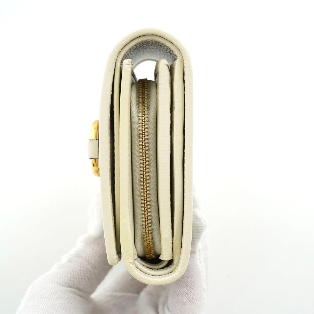 ✨未使用展示品・箱付き✨ GUCCI ミニ財布 GGライン ビット 二つ折り