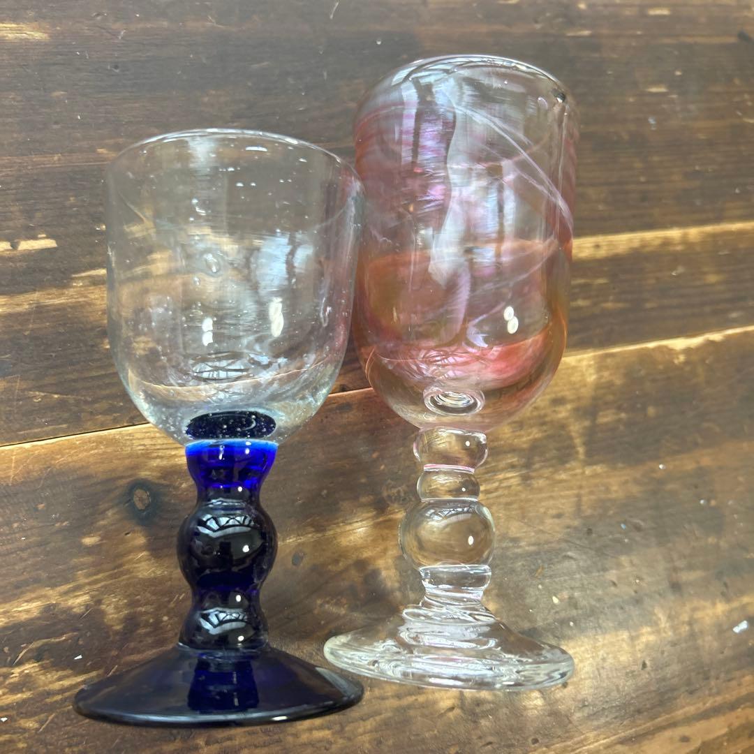 ☆ 藤田喬平 手吹ガラス花瓶 美しい品です☆y243